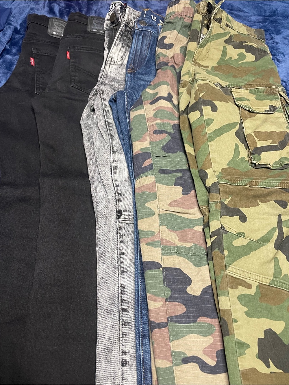 BUNDLE OF 6 PANTS SZ 12 & 14